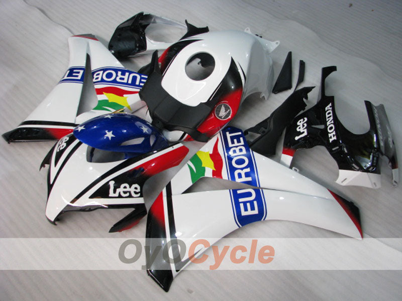 Kit de carenado por inyección para CBR1000RR 08-11 - Blanco, Negro - Eurobet, Lee #OYO87900697 Imagen secundaria del producto