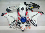 Kit de carenado de inyección para CBR1000RR 08-11 - Blanco, Negro - Eurobet, Lee #OYO87900699