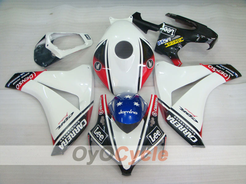 Kit de carenado de inyección para CBR1000RR 08-11 - Blanco, Negro - Eurobet, Lee #OYO87900699