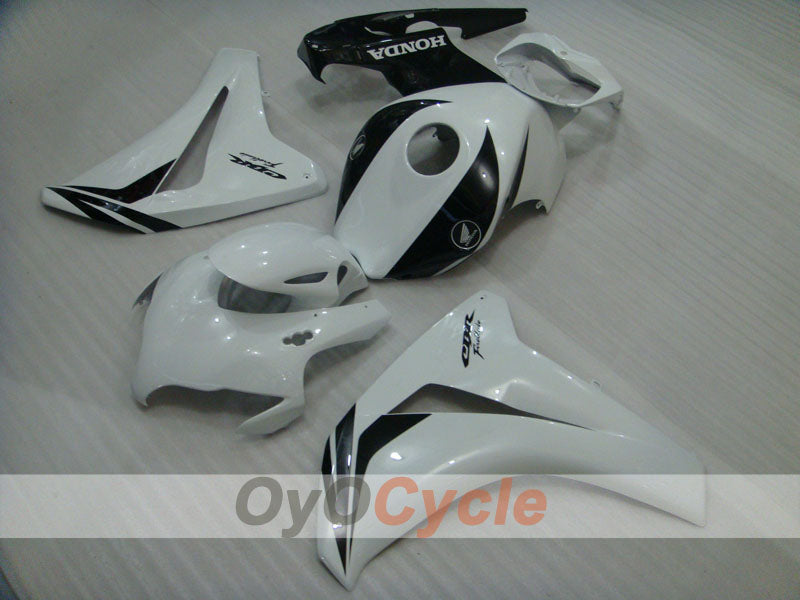 Kit de carenado por inyección para CBR1000RR 08-11 - Blanco, Negro - Estilo de fábrica #OYO87900706