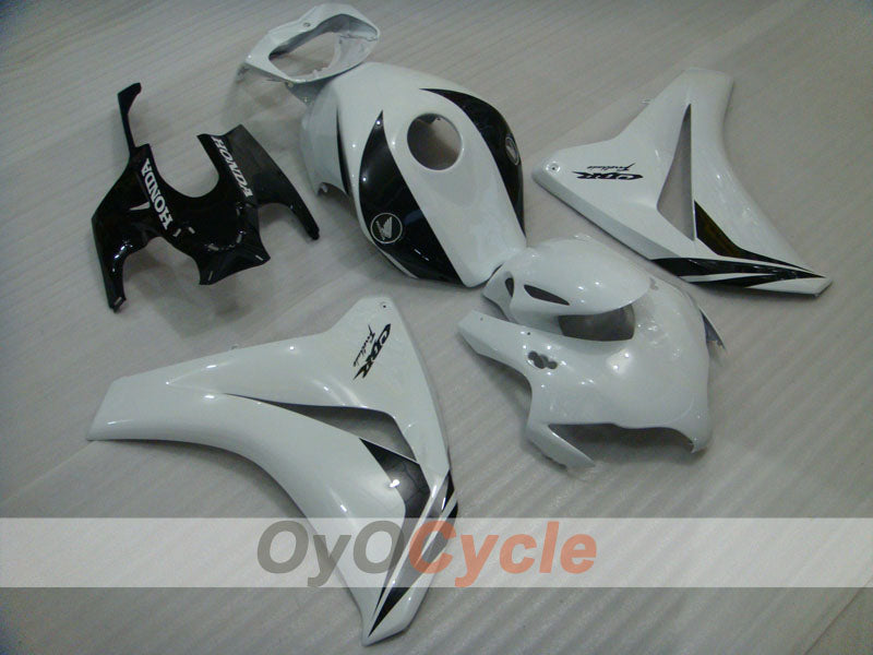 Kit de carenado por inyección para CBR1000RR 08-11 - Blanco, Negro - Estilo de fábrica #OYO87900706