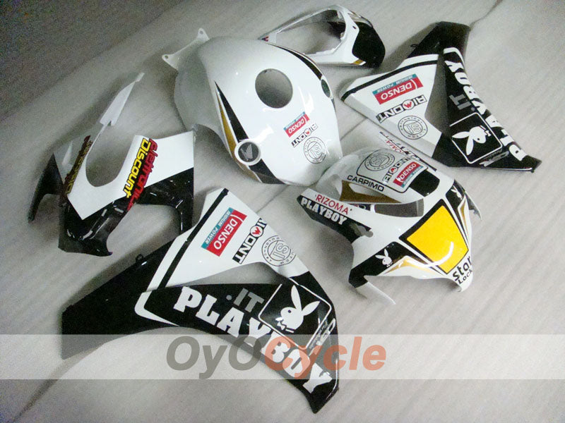 Kit de carenado por inyección para CBR1000RR 08-11 - Blanco, Negro - PlayBoy #OYO87900717 Imagen secundaria del producto