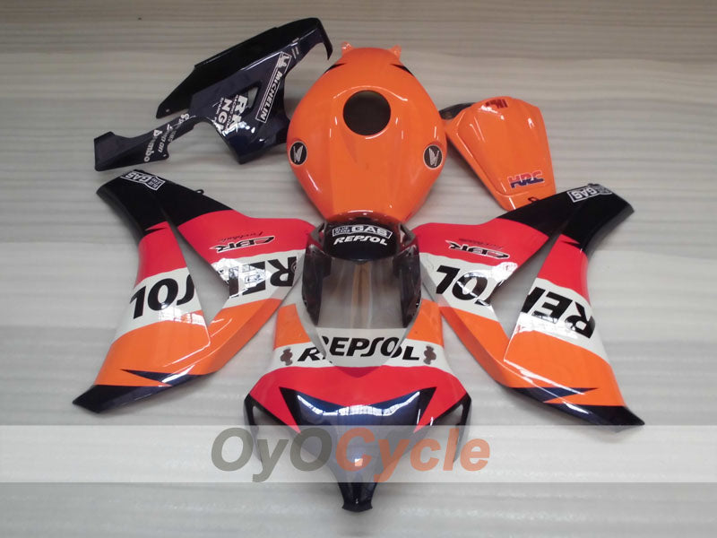 Kit de carenado de inyección para CBR1000RR 08-11 - Naranja, Negro - Repsol #OYO87900721 Imagen secundaria del producto