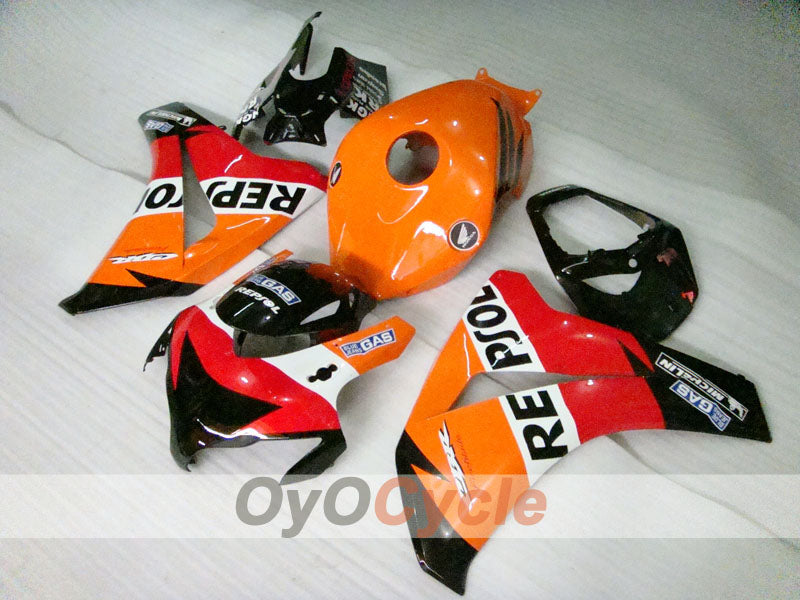 Kit de carenado por inyección para CBR1000RR 08-11 - Naranja, Negro - Repsol #OYO87900723