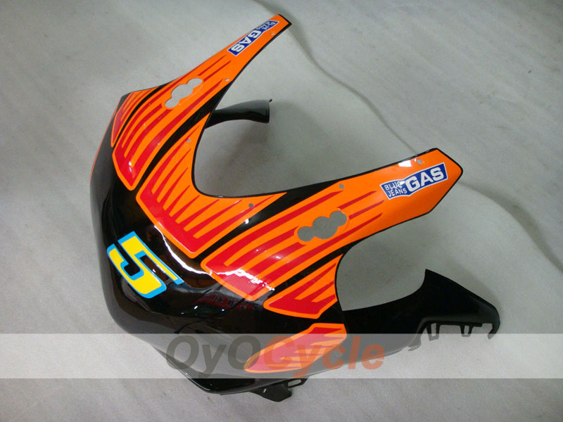 Kit de carenado de inyección para CBR1000RR 08-11 - Naranja, Negro - Rossi #OYO87900725