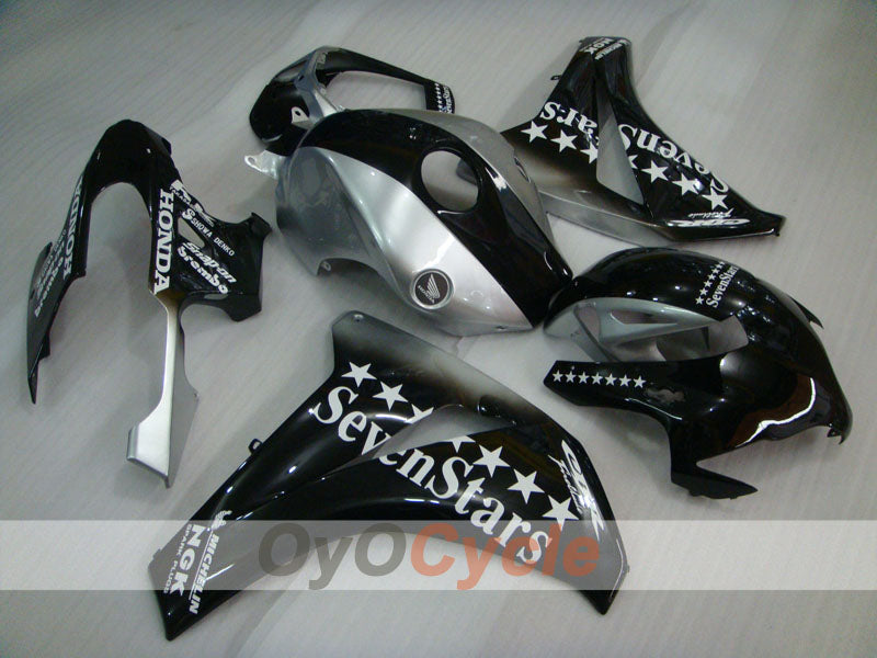 Kit de carenado por inyección para CBR1000RR 08-11 - Negro, Plata - SevenStars #OYO87900727 Imagen principal del producto