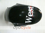 Kit de carenado de inyección para CBR1000RR 08-11 - Blanco, Negro - Oeste #OYO87900729