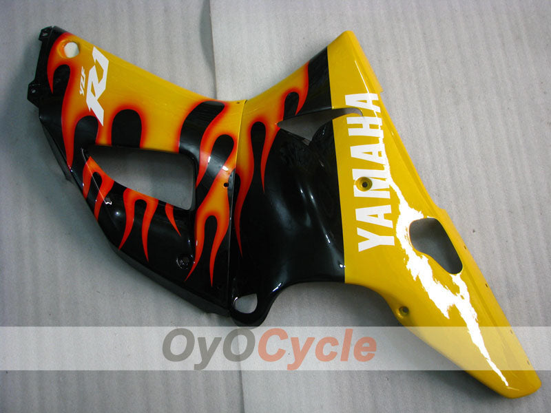 Kit de carenado por inyección para YZF-R1 98-99 - Amarillo, Negro - Llama #OYO87900740