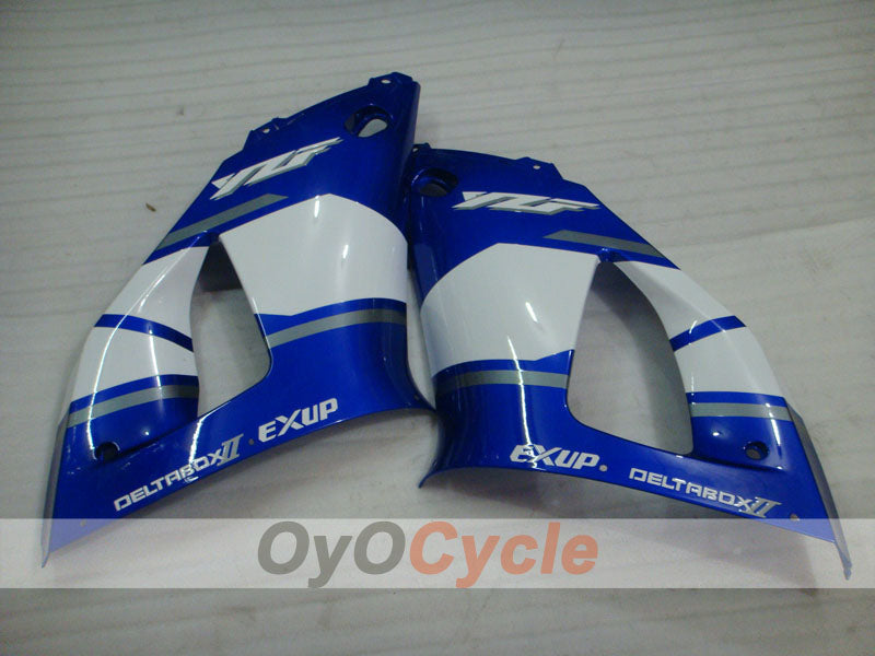 Kit de carenado por inyección para YZF-R1 98-99 - Azul, Blanco - Estilo de fábrica #OYO87900745