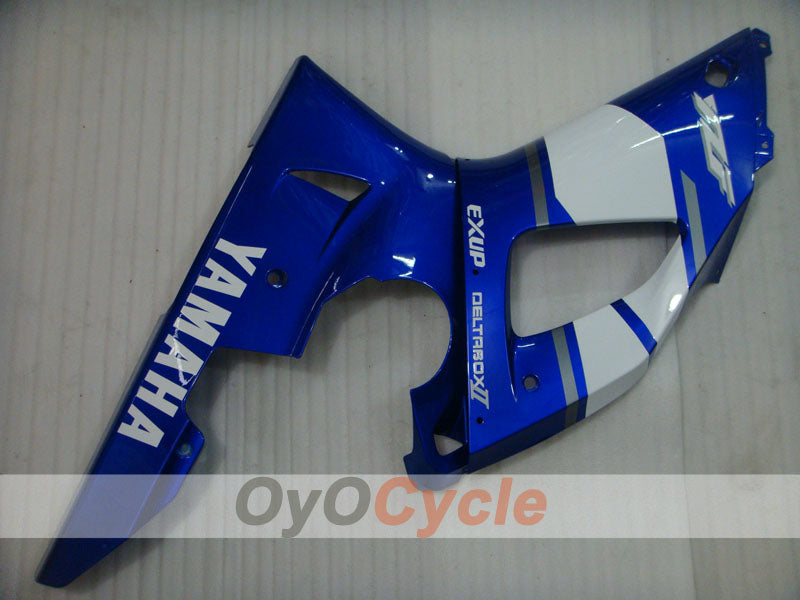 Kit de carenado por inyección para YZF-R1 98-99 - Azul, Blanco - Estilo de fábrica #OYO87900745
