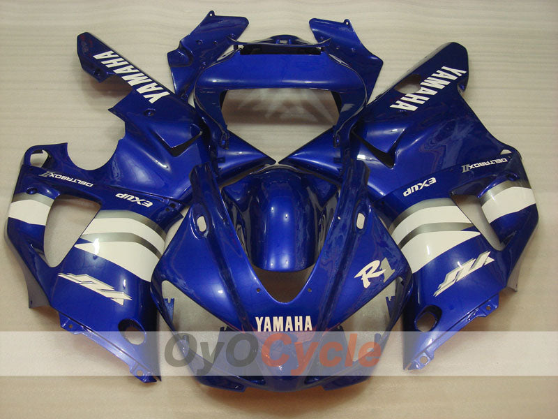Carenado de inyección para 98-99 YZF-R1 - Morado, Blanco - Estilo de fábrica #OYO87900754 Imagen secundaria del producto
