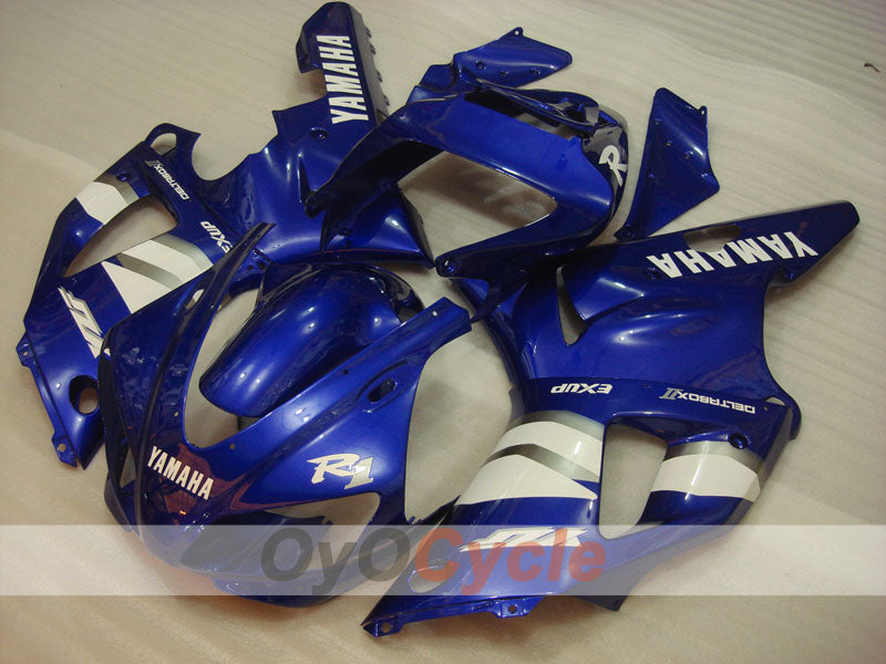 Carenado de inyección para 98-99 YZF-R1 - Morado, Blanco - Estilo de fábrica #OYO87900754