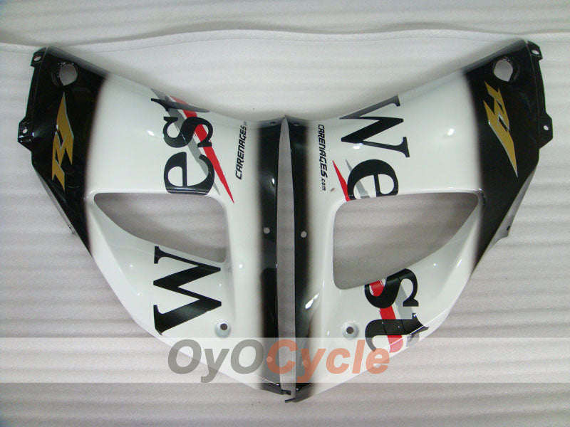 Carenado de inyección para YZF-R1 98-99 - Blanco, Negro - Oeste #OYO87900757