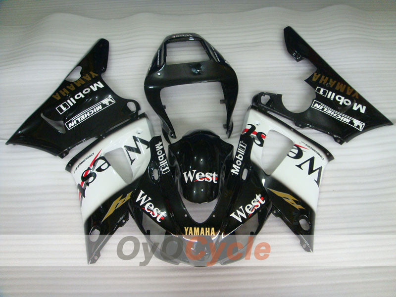 Carenado de inyección para YZF-R1 98-99 - Blanco, Negro - Oeste #OYO87900757