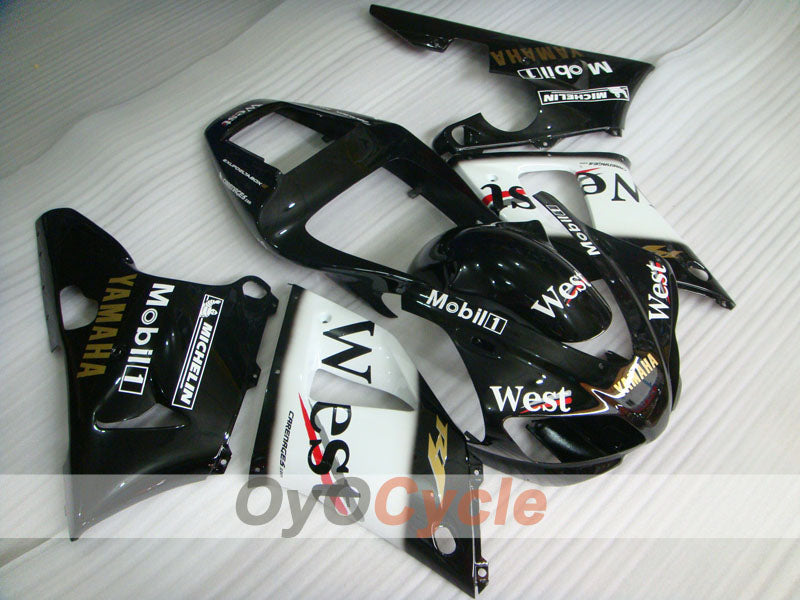Carenado de inyección para YZF-R1 98-99 - Blanco, Negro - Oeste #OYO87900757