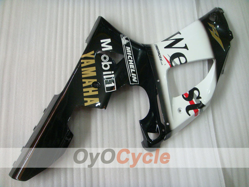 Carenado de inyección para YZF-R1 98-99 - Blanco, Negro - Oeste #OYO87900757