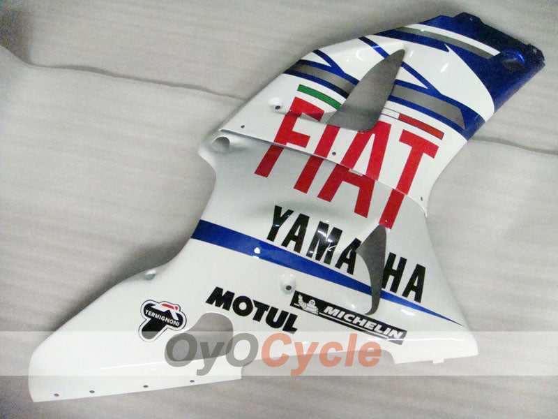 Kit de carenado por inyección para YZF-R1 00-01 - Azul, Blanco - FIAT, MOTUL #OYO87900760