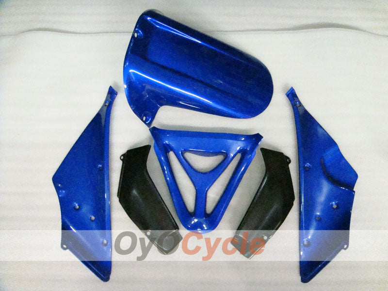 Kit de carenado por inyección para YZF-R1 00-01 - Azul, Blanco - FIAT, MOTUL #OYO87900760