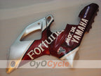 Kit de carenado por inyección para YZF-R1 00-01 - Rojo, Plata - Fortuna #OYO87900769