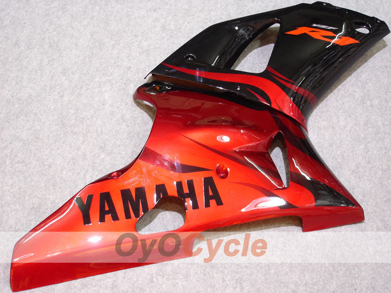 Kit de carenado por inyección para YZF-R1 00-01 - Negro - Estilo de fábrica #OYO87900778