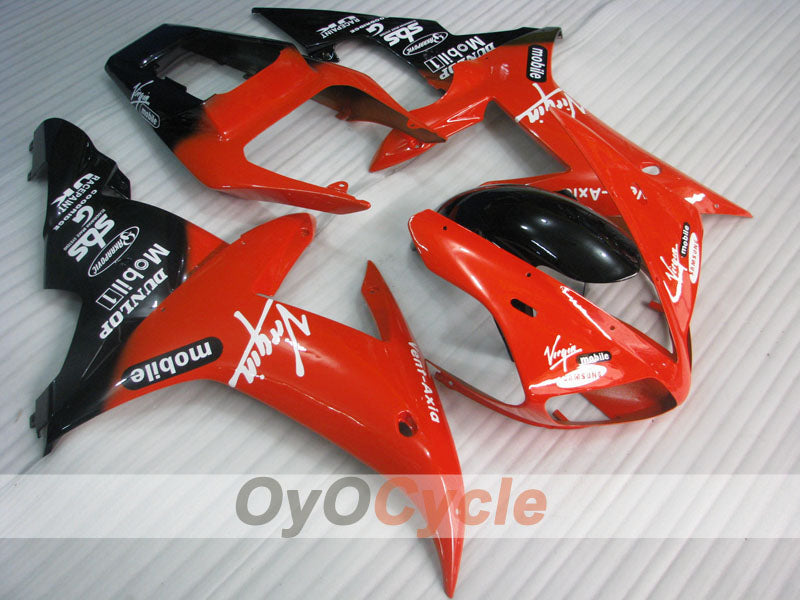 Carenado de inyección para YZF-R1 02-03 - Rojo, Negro - DUNLOP #OYO87900788