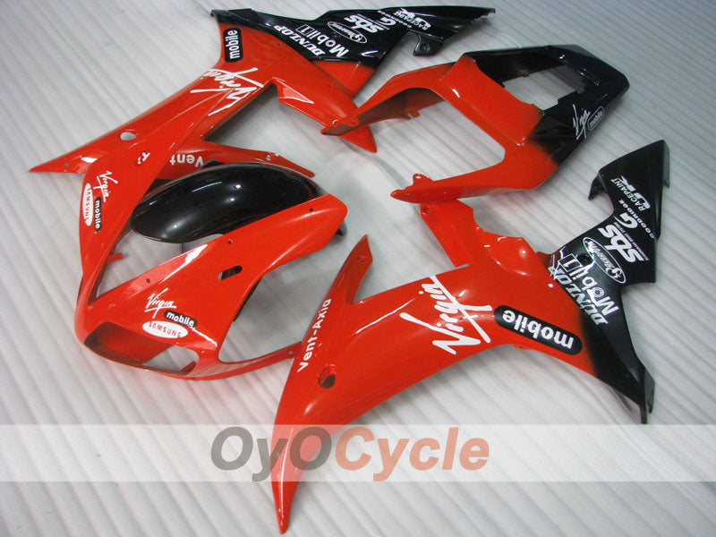 Carenado de inyección para YZF-R1 02-03 - Rojo, Negro - DUNLOP #OYO87900788
