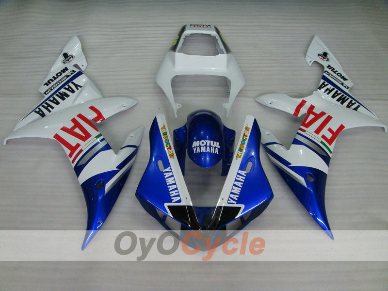 Kit de carenado de inyección para YZF-R1 02-03 - Azul, Blanco - FIAT, MICHELIN, MOTUL #OYO87900791 Imagen secundaria del producto