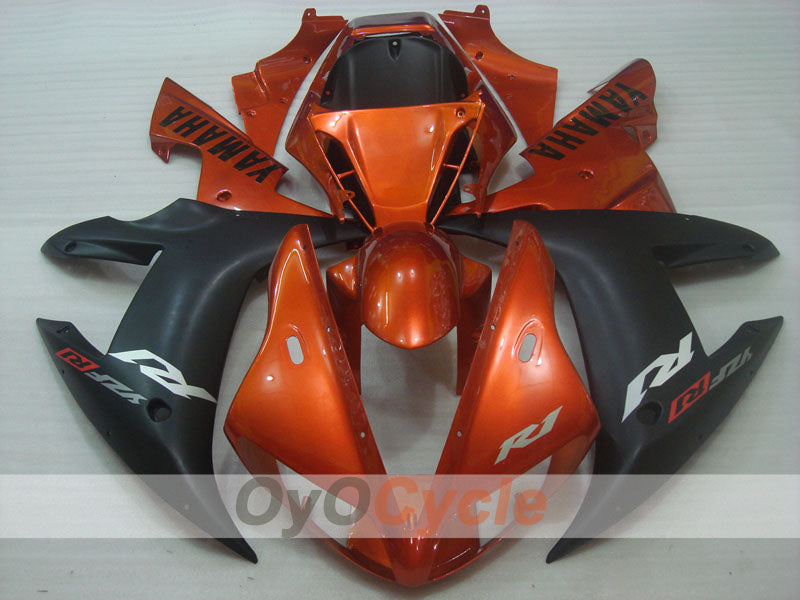 Carenado de inyección para YZF-R1 02-03 - Naranja, negro, mate - Estilo de fábrica #OYO87900810 Imagen secundaria del producto