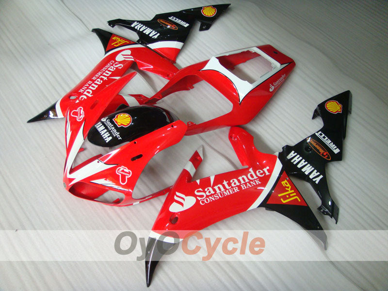 Kit de carenado por inyección para YZF-R1 02-03 - Rojo, Negro - Santander #OYO87900815 Imagen secundaria del producto