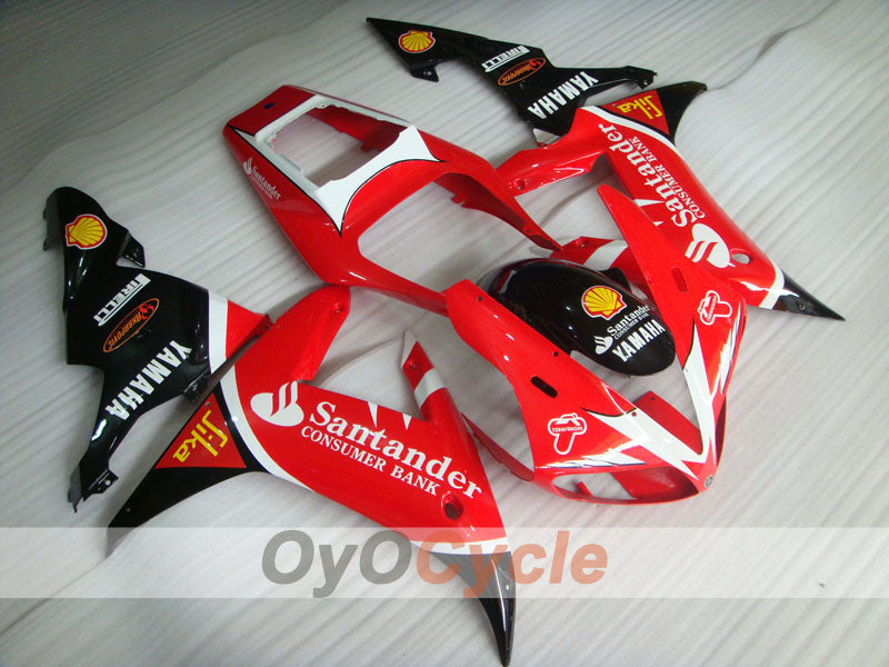 Kit de carenado por inyección para YZF-R1 02-03 - Rojo, Negro - Santander #OYO87900815 Imagen principal del producto
