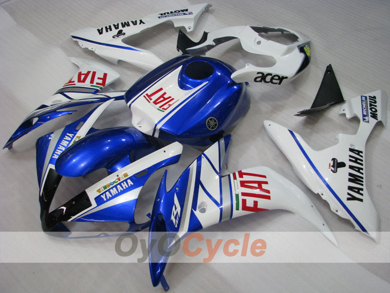 Kit de carenado por inyección para YZF-R1 04-06 - Azul, Blanco - FIAT, MOTUL #OYO87900822 Imagen principal del producto