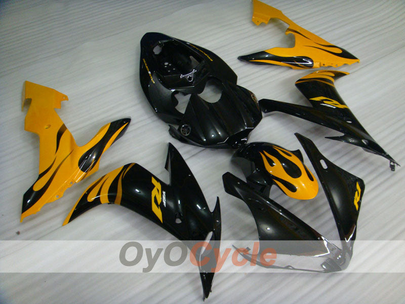 Kit de carenado de inyección para YZF-R1 04-06 - Amarillo, Negro - Llama #OYO87900830 Imagen principal del producto