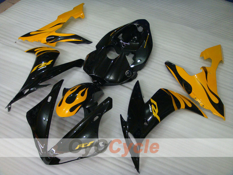 Kit de carenado de inyección para YZF-R1 04-06 - Amarillo, Negro - Llama #OYO87900830 Imagen secundaria del producto