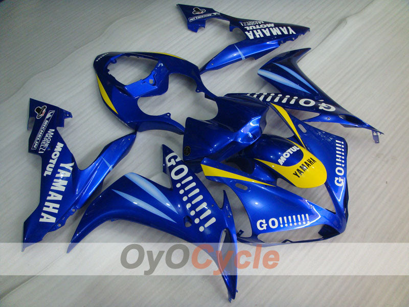 Carenado de inyección para YZF-R1 04-06 - Amarillo, Azul - ¡VAMOS!, MOTUL #OYO87900831 Imagen principal del producto