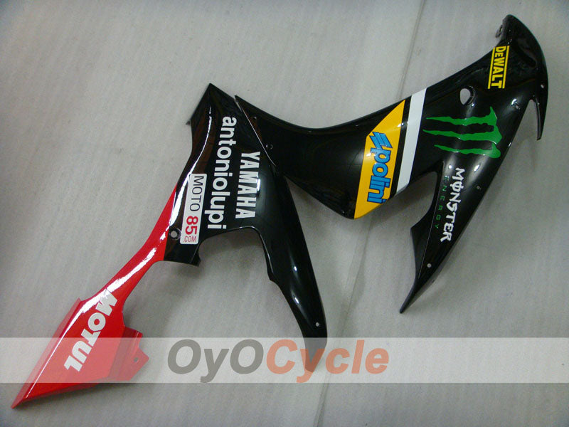 Kit de carenado por inyección para YZF-R1 04-06 - Amarillo, negro - Monster, MOTUL #OYO87900834