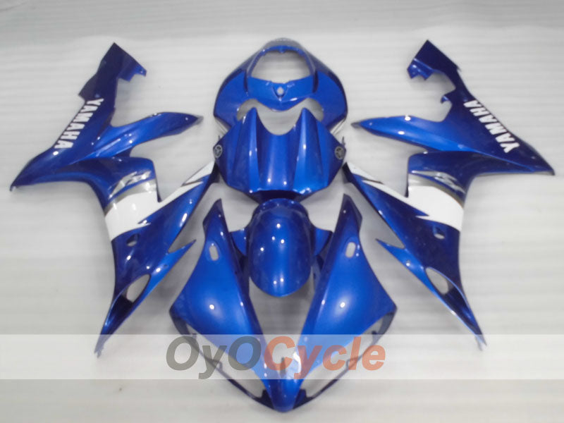 Kit de carenado por inyección para YZF-R1 04-06 - Azul, Blanco - Estilo de fábrica #OYO87900837