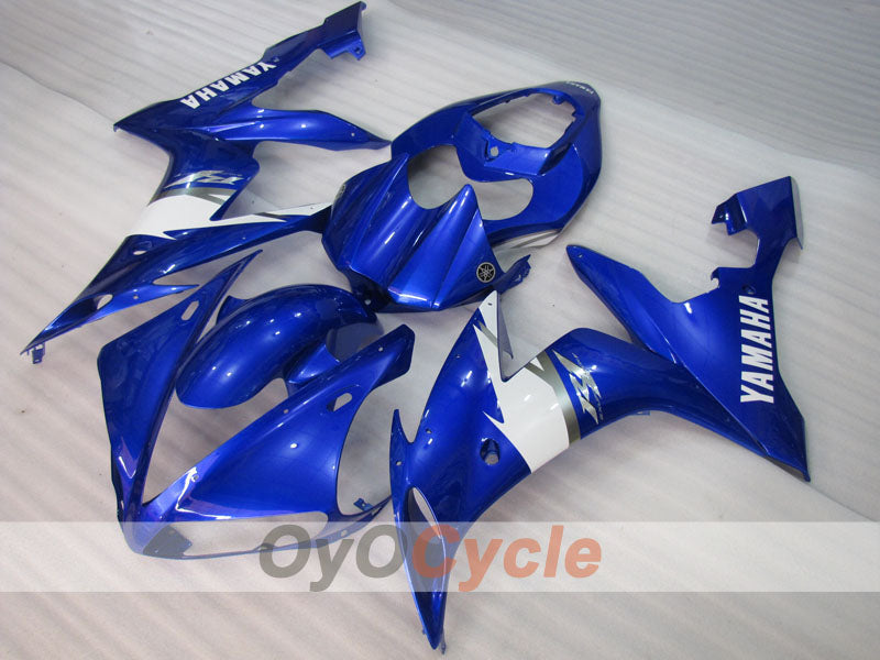 Kit de carenado por inyección para YZF-R1 04-06 - Azul, Blanco - Estilo de fábrica #OYO87900837