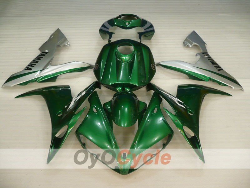 Carenado inyectado para YZF-R1 04-06 - Verde, Plata - Estilo de fábrica #OYO87900841 Imagen secundaria del producto