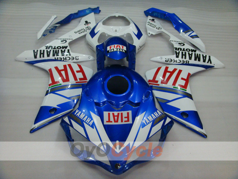 Kit de carenado por inyección para YZF-R1 07-08 - Azul, Blanco - FIAT #OYO87900859 Imagen secundaria del producto