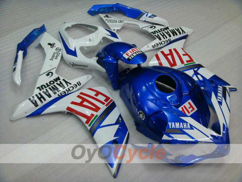 Kit de carenado por inyección para YZF-R1 07-08 - Azul, Blanco - FIAT #OYO87900859 Imagen principal del producto