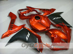 Kit de carenado por inyección para 07-08 YZF-R1 - Naranja, Negro, Mate - Estilo de fábrica #OYO87900870