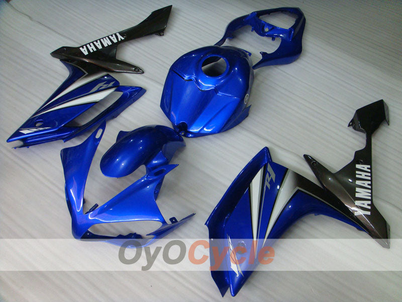 Carenado de inyección para YZF-R1 07-08 - Azul, Negro - Estilo de fábrica #OYO87900875