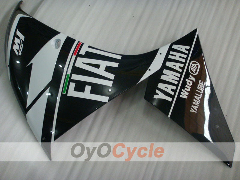 Kit de carenado por inyección para 09-11 YZF-R1 - Blanco, Negro - FIAT, MOTUL #OYO87900887