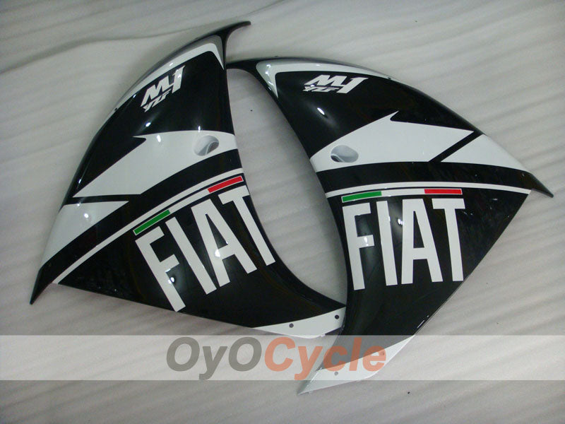 Kit de carenado por inyección para 09-11 YZF-R1 - Blanco, Negro - FIAT, MOTUL #OYO87900887