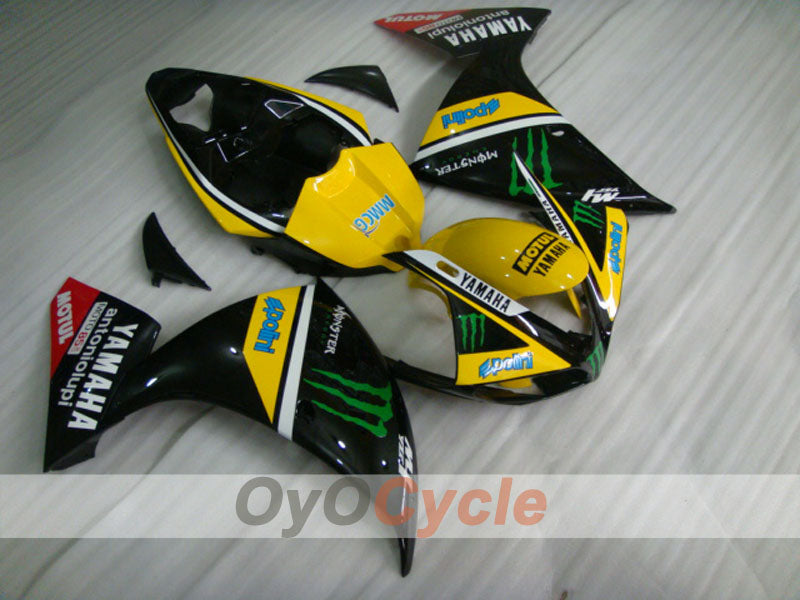 Kit de carenado de inyección para YZF-R1 09-11 - Rojo, Negro - Monster #OYO87900892 Imagen secundaria del producto