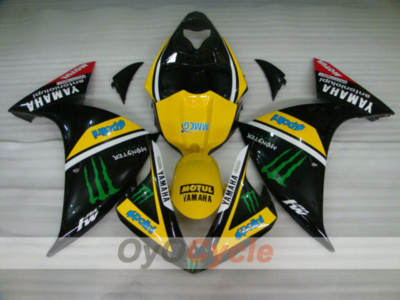 Kit de carenado de inyección para YZF-R1 09-11 - Rojo, Negro - Monster #OYO87900892 Imagen principal del producto