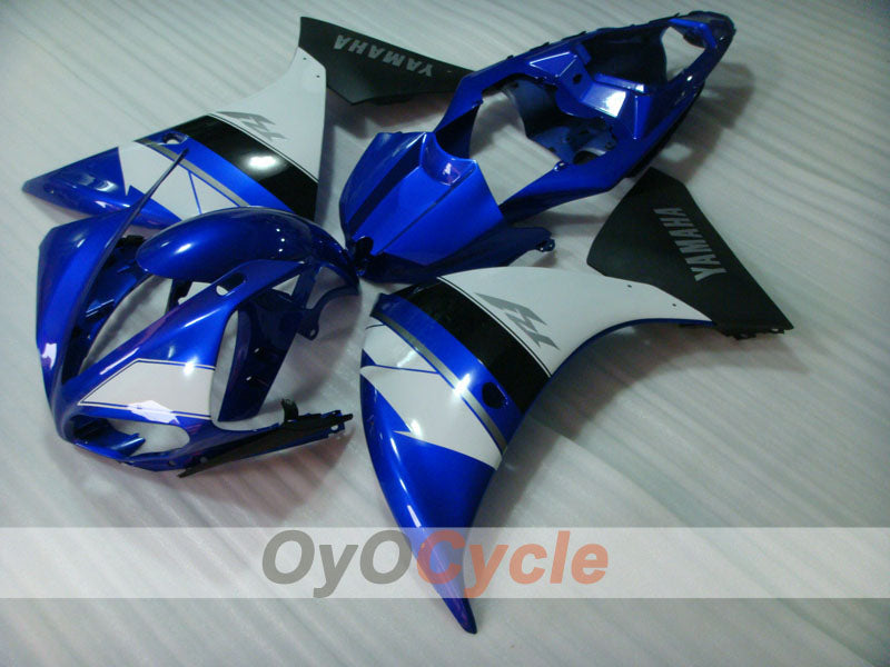 Kit de carenado por inyección para YZF-R1 09-11 - Azul, Blanco - Estilo de fábrica #OYO87900893