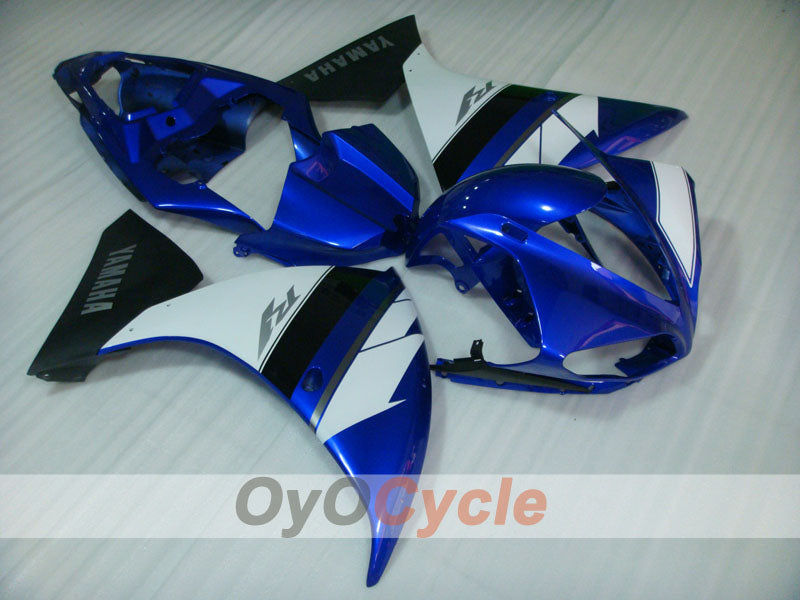 Kit de carenado por inyección para YZF-R1 09-11 - Azul, Blanco - Estilo de fábrica #OYO87900893
