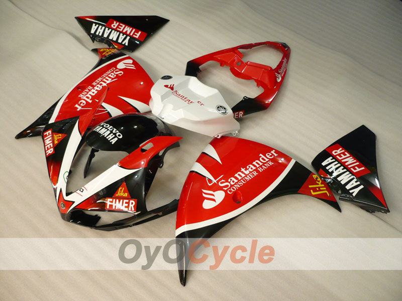 Kit de carenado por inyección para YZF-R1 09-11 - Rojo, negro - Estilo de fábrica #OYO87900899