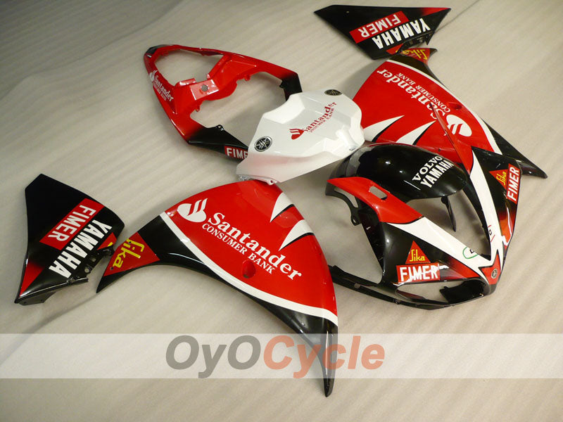 Kit de carenado por inyección para YZF-R1 09-11 - Rojo, negro - Estilo de fábrica #OYO87900899